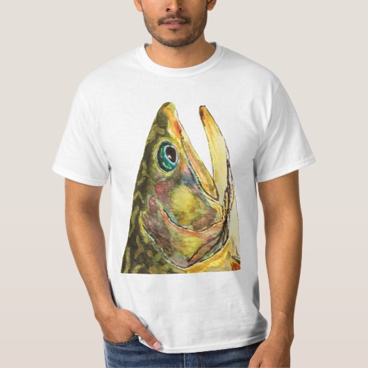 Brook Trout Fisherman T-shirt (Voorkant)