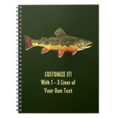 Brook Trout Fisherman's Notitieboek (Voorkant)