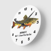 Brook Trout Fisherman's Ronde Klok (Hoek)
