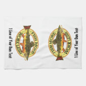 Brook Trout Fly Fisherman Theedoek (Horizontaal)