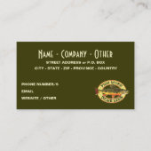 Brook Trout Fly Fisherman Visitekaartje (Voorkant)