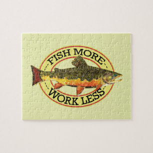 Brook Trout Fly Fisherman's Legpuzzel