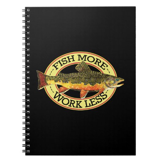 Brook Trout Fly Fisherman's Notitieboek (Voorkant)