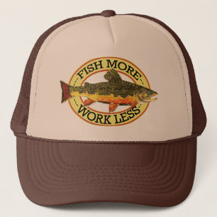 Brook Trout Fly Fisherman's Trucker Pet
