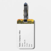 Brook Trout Fly Fishing Bagagelabel (Achterkant verticaal)