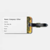 Brook Trout Fly Fishing Bagagelabel (Achterkant horizontaal)