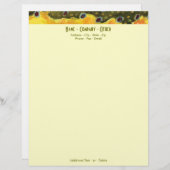 Brook Trout Fly Fishing Gepersonaliseerd Briefhoofd Sjabloon (Voorkant / Achterkant)