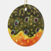 Brook Trout Fly Fishing Ichthyologist Angler's Keramisch Ornament (Links)