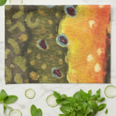 Brook Trout Fly Fishing Ichthyologist Angler's Theedoek (Gevouwen)