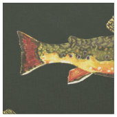 Brook Trout Fly Fishing Ichthyologist Fisherman's Stof (Close Up)