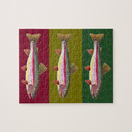 Brook Trout Fly Fishing Legpuzzel (Horizontaal)