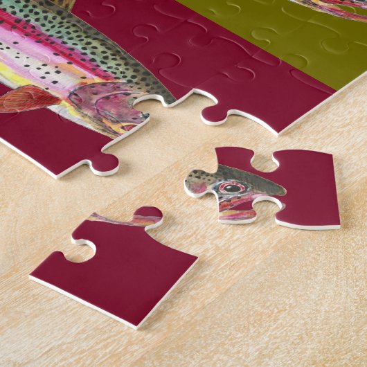 Brook Trout Fly Fishing Legpuzzel (Zijkant)