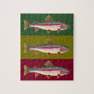 Brook Trout Fly Fishing Legpuzzel