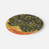 Brook Trout Fly Fishing Papieren Bordje (Gekanteld)