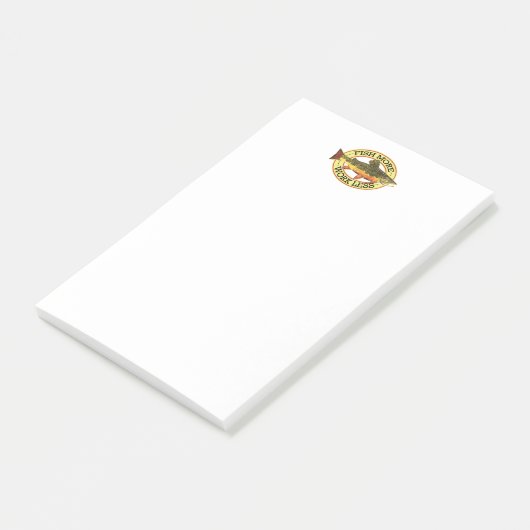 Brook Trout Fly Fishing Post-it® Notes (Schuin)