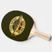 Brook Trout Fly Fishing Tafeltennisbatje (Zijkant)