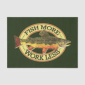 Brook Trout Fly Fishing Tissuepapier (Voorkant)