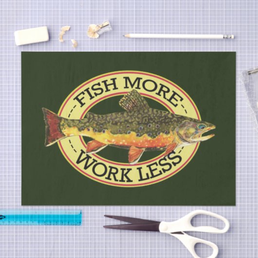 Brook Trout Fly Fishing Tissuepapier (Craft)