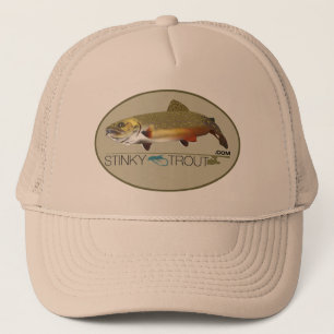 Brook Trout geïllustreerd Pet "StinkyTrout.com"