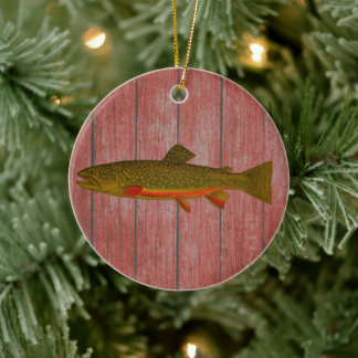 Brook Trout Kerstversiering Keramisch Ornament