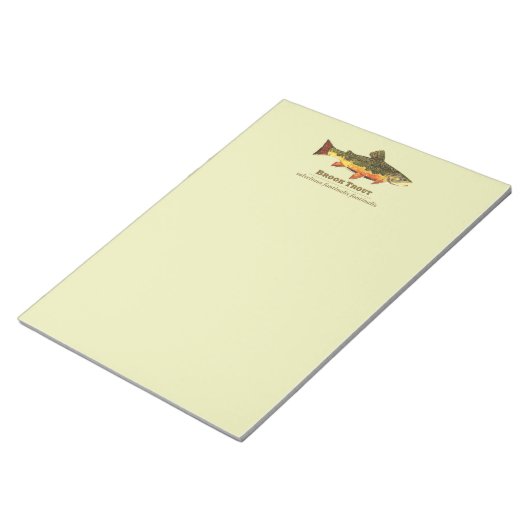 Brook Trout, Latijn Notitieblok (Schuin)