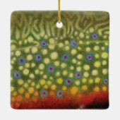 Brook Trout Merry Fishmas Ornament (Achterkant)