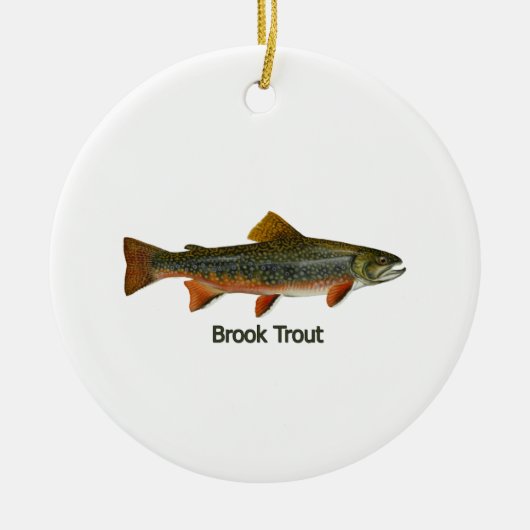 Brook Trout Ornament (Voorkant)