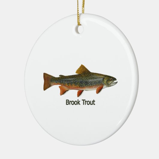 Brook Trout Ornament (Links)