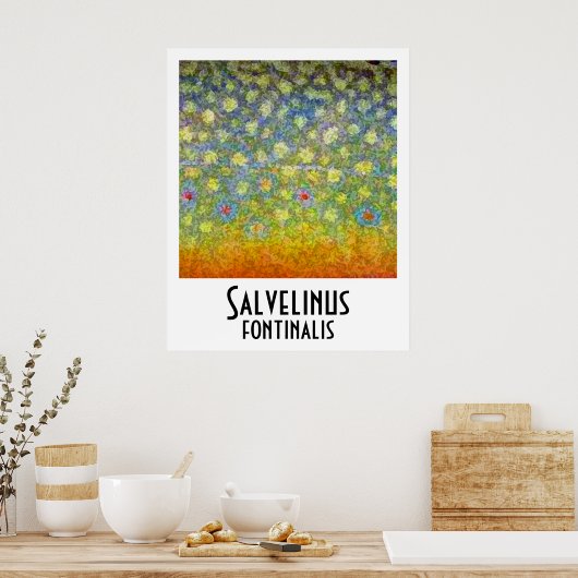 Brook Trout Poster (Keuken)
