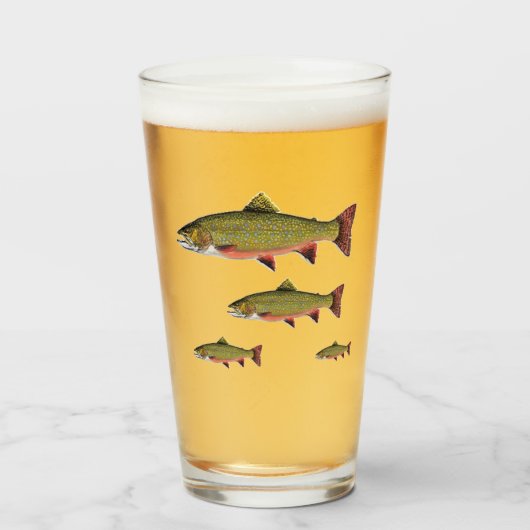 Brook Trout Pub Glass familie Glas (Voorkant gevuld)