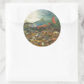 Brook Trout Ronde Sticker (Tas)