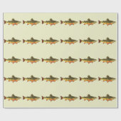 Brook Trout salvelinus fontinalis Cadeaupapier (Vlak)
