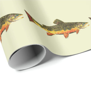 Brook Trout salvelinus fontinalis Cadeaupapier