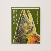Brook Trout Salvelinus Fontinalis Ichthyology Fish Legpuzzel (Verticaal)