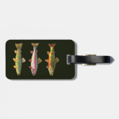 Brook Trout Sport Vist Bagagelabel (Achterkant horizontaal)