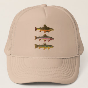Brook Trout Sport Vist Trucker Pet