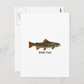 Brook Trout (titel) Briefkaart (Voorkant / Achterkant)