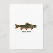 Brook Trout (titel) Briefkaart (Voorkant)
