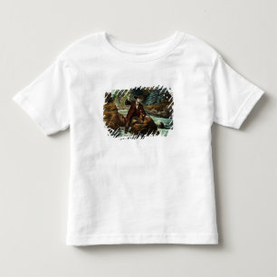 Brook Trout Vist - een angstig moment, 1862 Kinder Shirts