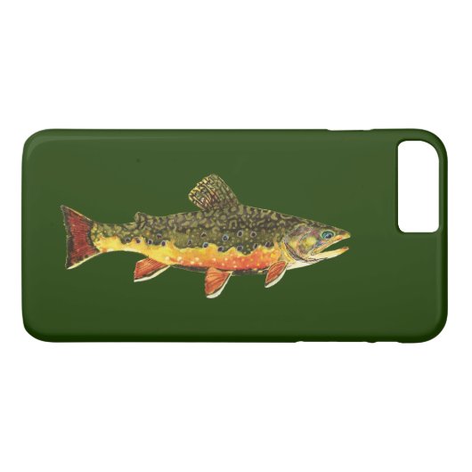 Brook Trout Vist, Ichthyology Case-Mate iPhone Case (Achterkant (Horizontaal))