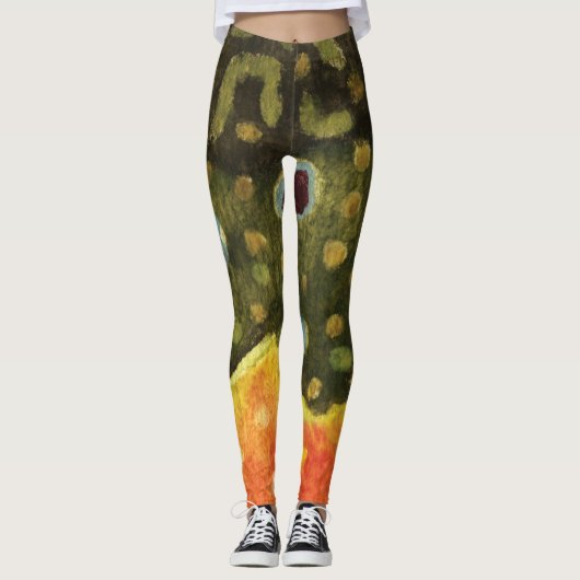 Brook Trout Vist Ichthyology Leggings (Voorkant)