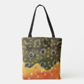 Brook Trout Vist, Ichthyology Tote Bag (Achterkant)