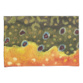 Brook Trout Vist Kussensloop (Voorkant-Rechts)