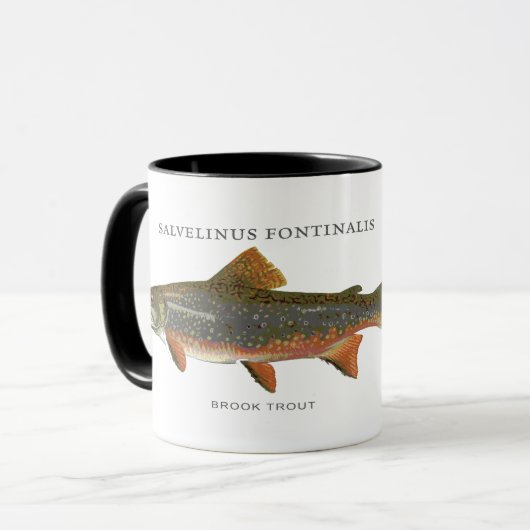 Brook Trout Vist Mok (Voorkant links)