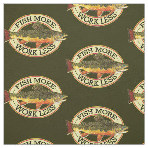 Brook Trout Vist Stof