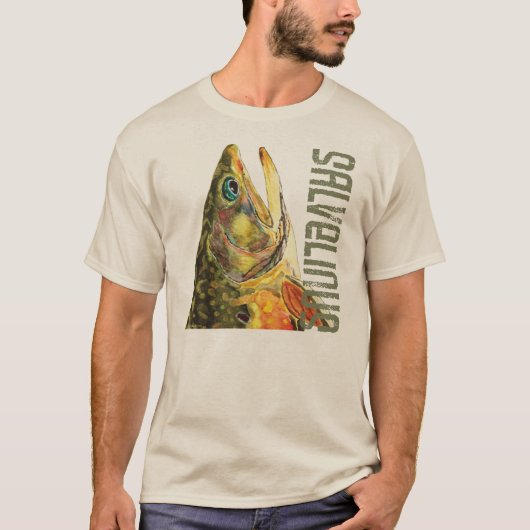 Brook Trout Vist T-shirt (Voorkant)