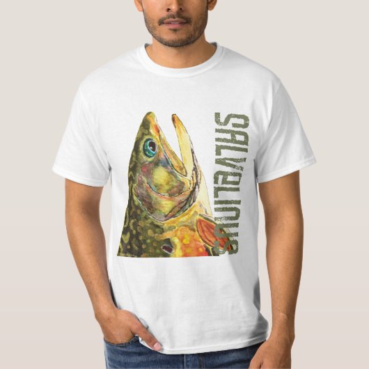 Brook Trout Vist T-shirt (Voorkant)