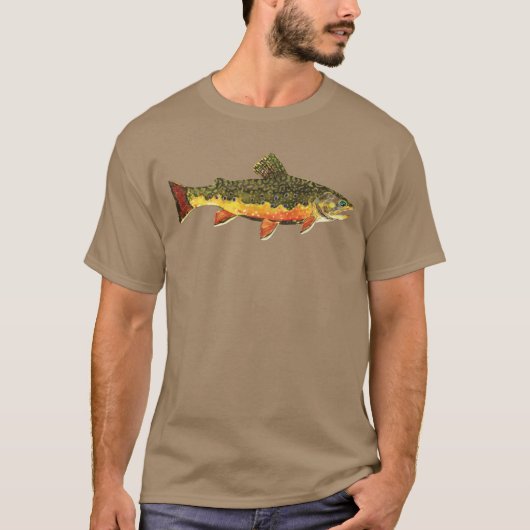 Brook Trout Vist T-shirt (Voorkant)