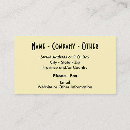 Brook Trout Vist Visitekaartje (Achterkant)