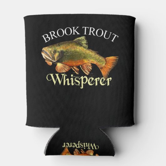 Brook Trout Whisperer Dark Blikjeskoeler (Achterkant)